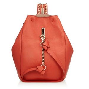 Jimmy Choo "Echo" Convertible Leather Backpack